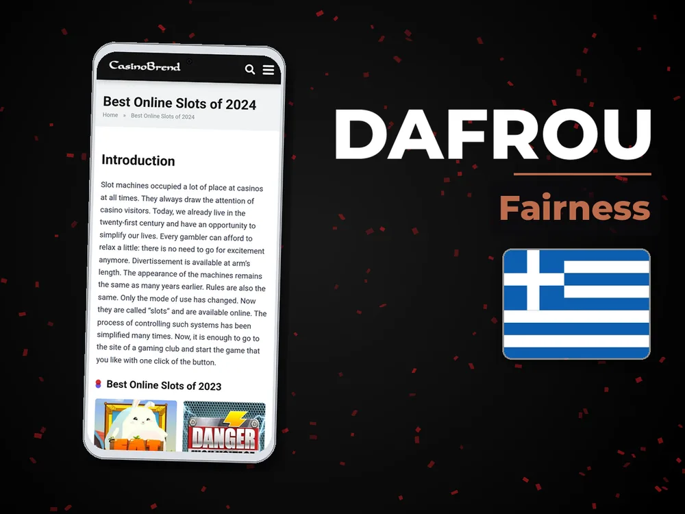 Dafrou - Fairness